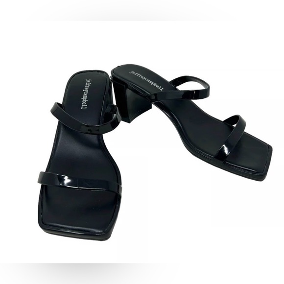 Jeffrey Campbell Jamm-3 Jelly Slide Sandal black size 9 - Picture 4 of 16
